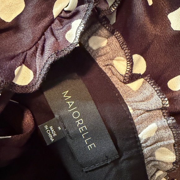 Revolve MAJORELLE Fiammetta Maxi Dress Black White Size Medium - Picture 4 of 4